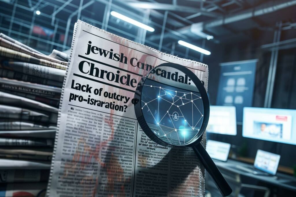 jewish chronicle scandal: lack of outcry over pro israel disinformation?