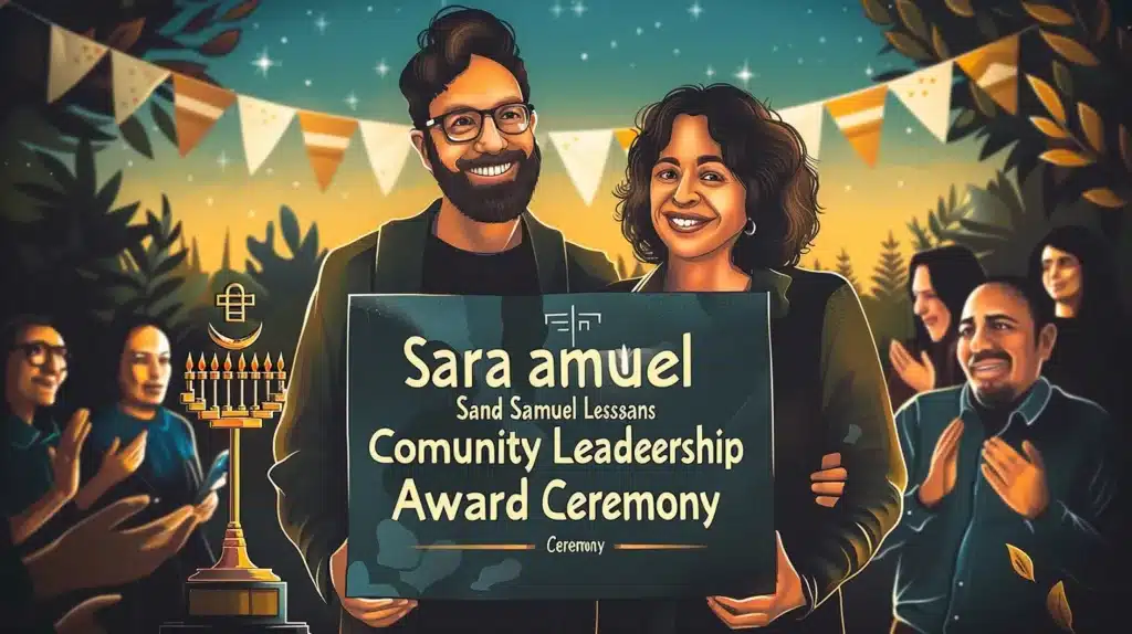 Todd Rosenberg and Erika Win Community Award.